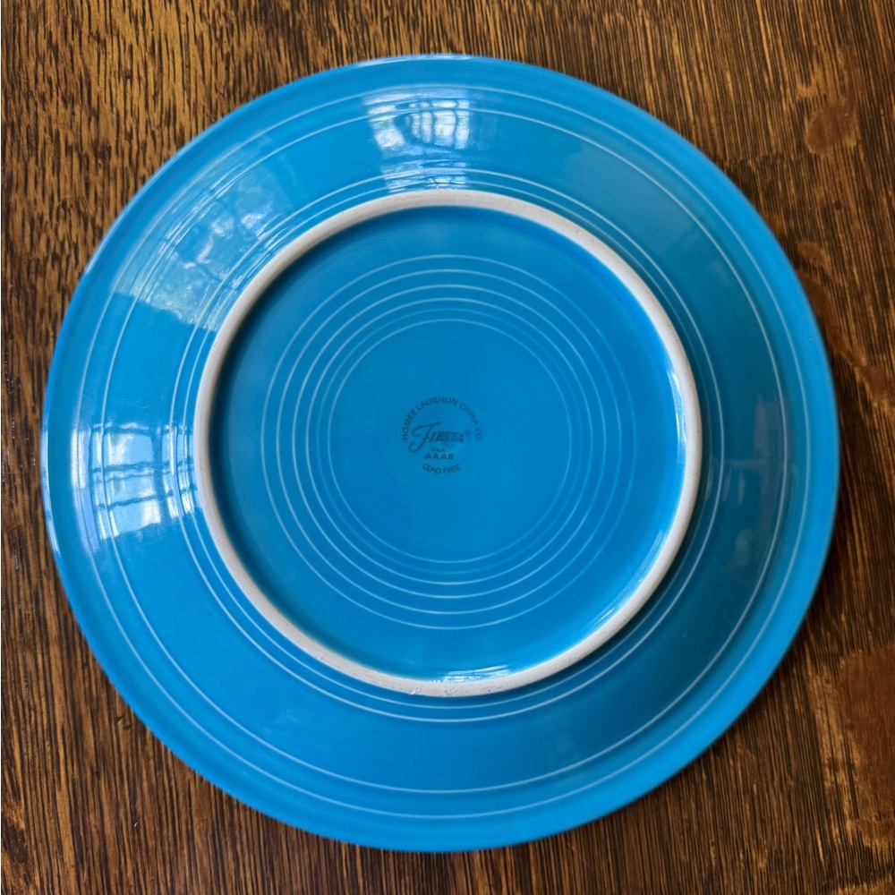 Plate 2005 Fiesta,PEACOCK (Discontinued), One Round Dinner Plate. GMC - Picture 5 of 6